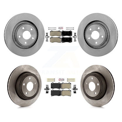 Kit de rotors de frein à plaquettes semi-métalliques avant et arrière, pour Jeep Grand Cherokee SRT 06-10