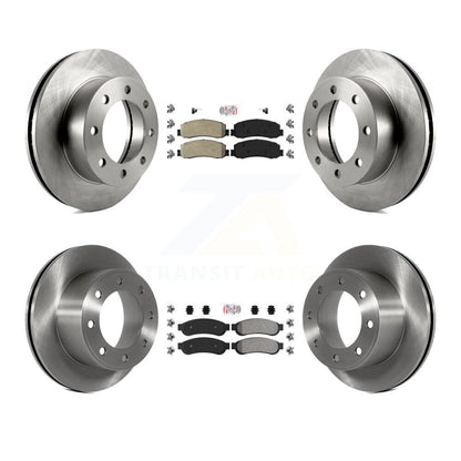 Kit de Rotor de frein à plaquettes semi-métalliques avant et arrière, pour Ford F-250 Super Duty F-350 4W