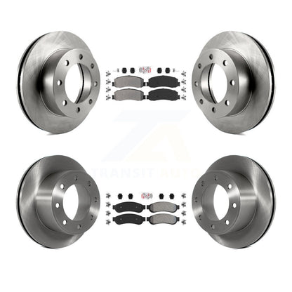 Kit de Rotor de frein à plaquettes semi-métalliques avant et arrière, pour Ford F-250 Super Duty F-350 4W