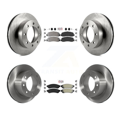 Kit de Rotor de frein à plaquettes semi-métalliques avant et arrière, pour Ford F-350 Super Duty F-250 4W