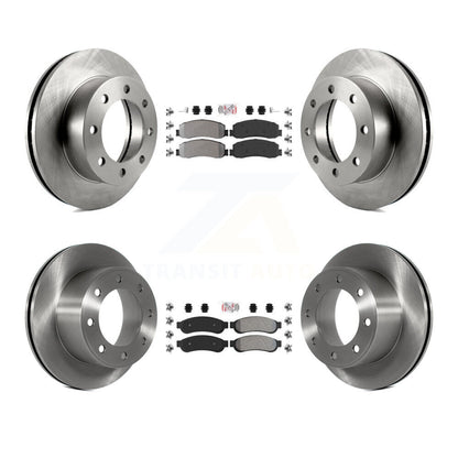 Kit de Rotor de frein à plaquettes semi-métalliques avant et arrière, pour Ford F-350 Super Duty F-250 4W