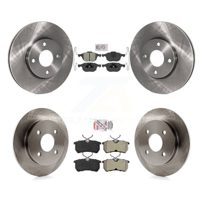 Kit de plaquettes semi-métalliques avant et arrière et Rotor de frein, pour frein arrière à disque Ford Focus