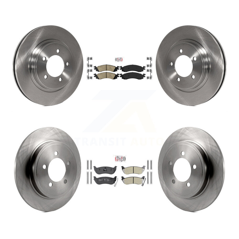 Kit de plaquettes semi-métalliques avant et arrière en céramique, Rotor de frein pour Ford Explorer Spor