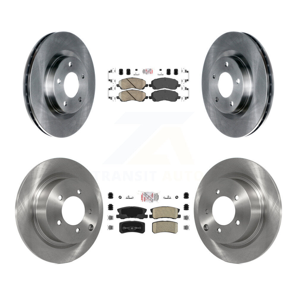 Kit de rotors de frein à plaquettes en céramique avant et arrière, pour Jeep Mitsubishi Patriot Lancer Dodg
