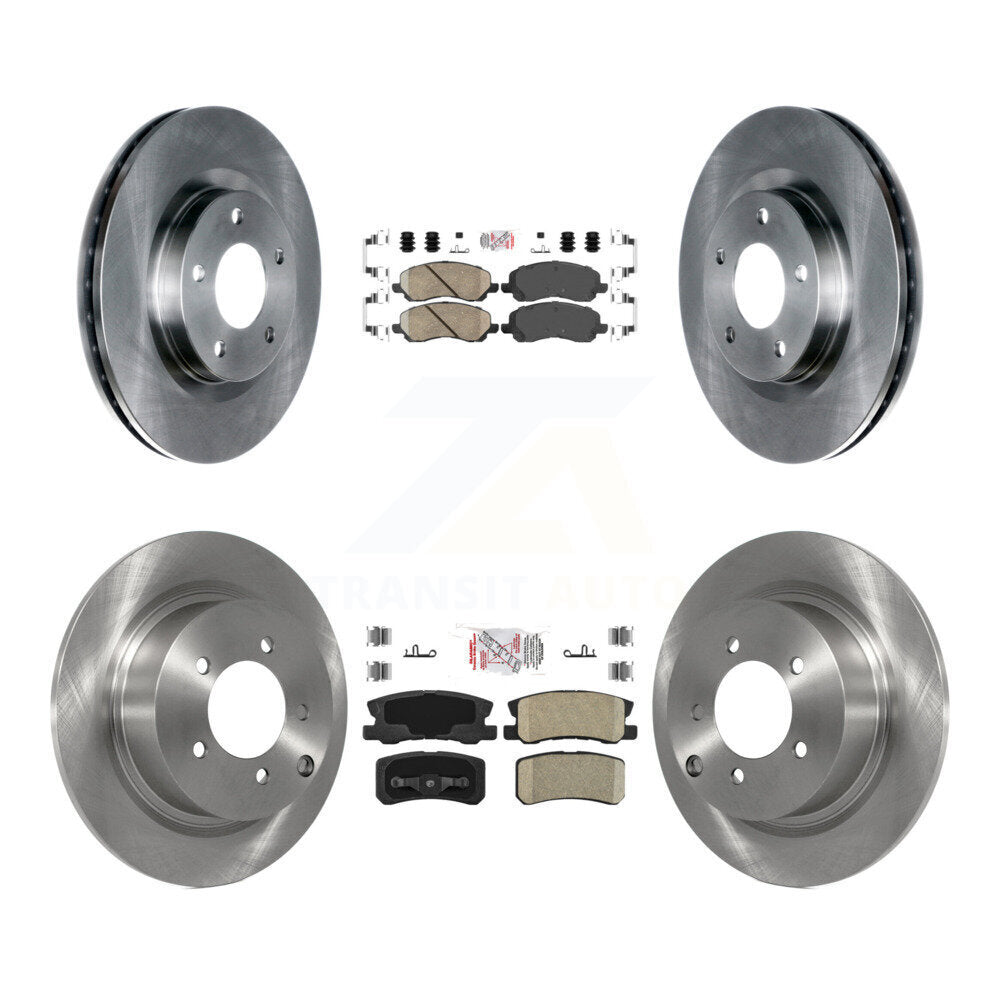 Kit de rotors de frein à plaquettes en céramique avant et arrière, pour Jeep Mitsubishi Patriot Lancer Dodg