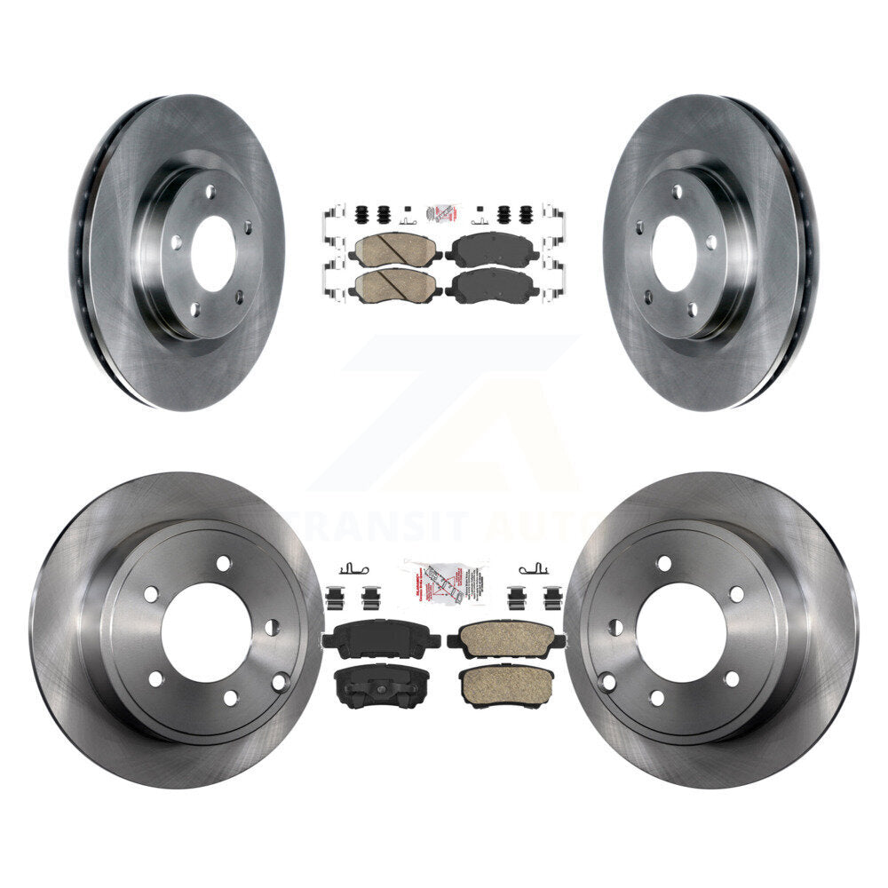 Kit de plaquettes en céramique et de rotors de frein avant et arrière, pour Jeep Patriot Compass Dodge Calibe