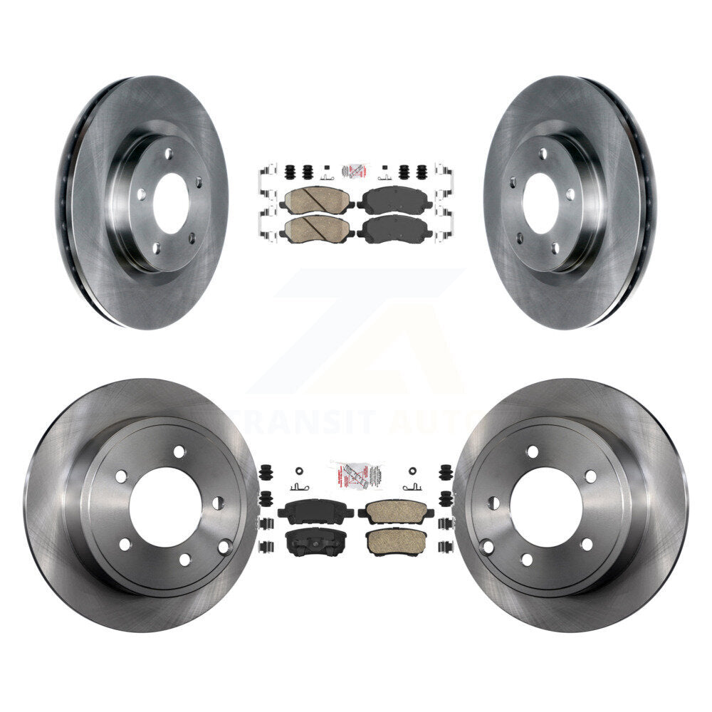 Kit de plaquettes en céramique et de rotors de frein avant et arrière, pour Jeep Patriot Compass Dodge Calibe