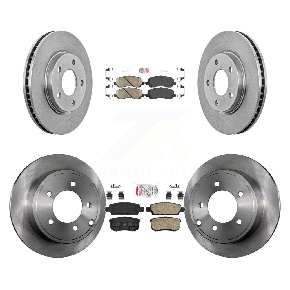Kit de rotors de frein à disque en céramique avant et arrière, pour Mitsubishi Lancer Dodge Calibe