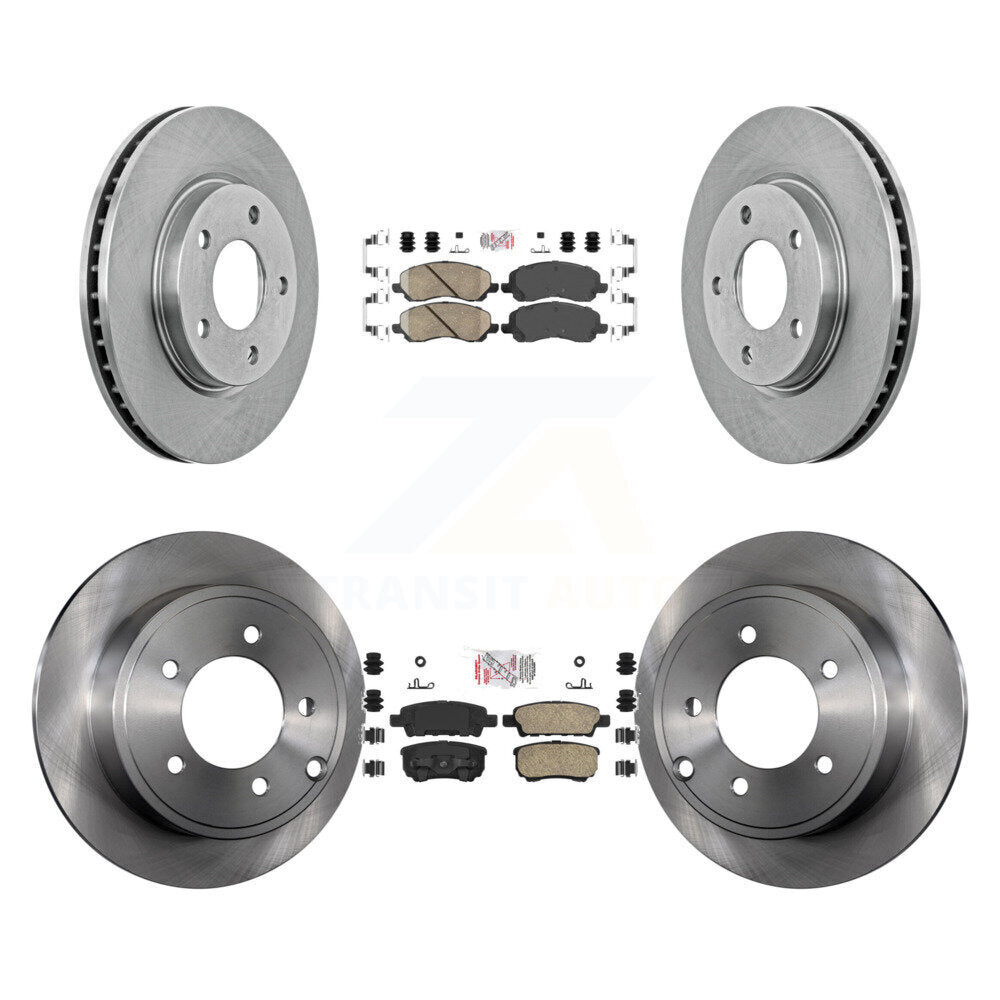 Kit de rotors de frein à disque en céramique avant et arrière, pour Mitsubishi Lancer Dodge Calibe