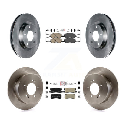 Kit de plaquettes en céramique et de rotors de frein à disque avant et arrière, pour Mitsubishi Outlander