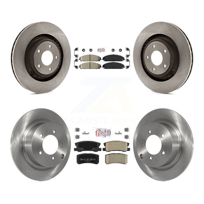 Kit de rotors de frein à disque et plaquettes en céramique avant et arrière, pour Dodge Caliber SRT-2008 – 2009