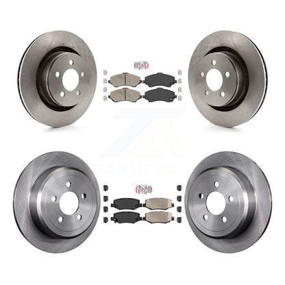 Kit de plaquettes en céramique et de rotors de frein à disque avant et arrière, pour Jeep Liberty Dodge Nitro