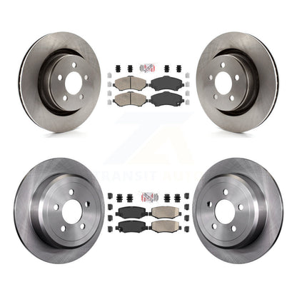 Kit de plaquettes en céramique et de rotors de frein à disque avant et arrière, pour Jeep Liberty Dodge Nitro