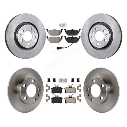 Kit de plaquettes semi-métalliques avant et arrière et disques de frein pour Volkswagen Beetle