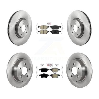 Kit de plaquettes et disques de frein semi-métalliques avant et arrière en céramique, pour Ford Transit Connect