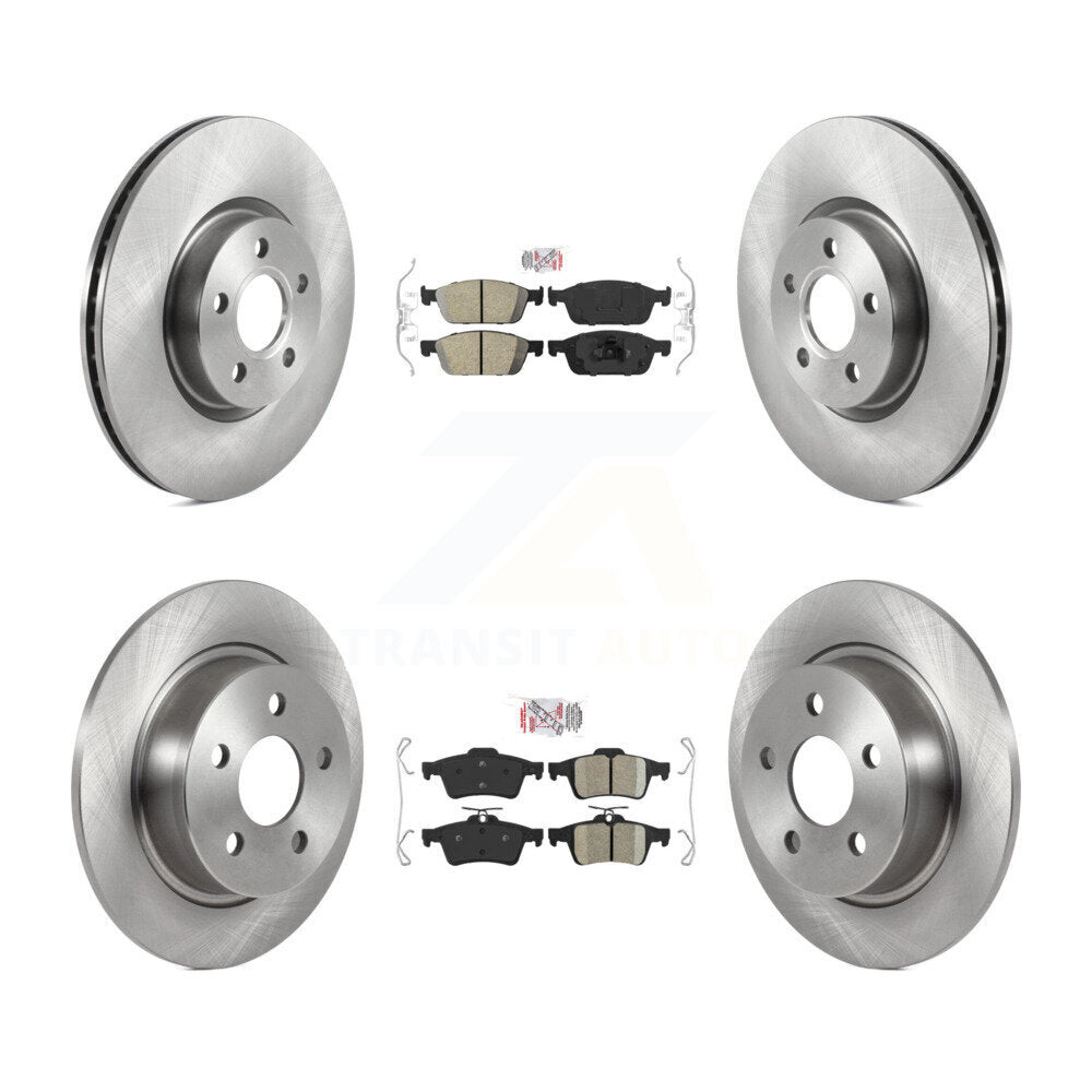 Kit de plaquettes en céramique et de disques de frein avant et arrière, pour Ford Transit Connect