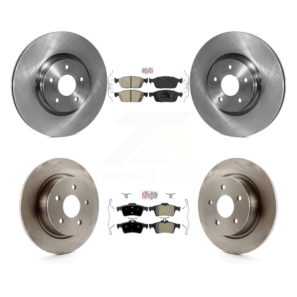Kit de plaquettes semi-métalliques avant et arrière en céramique, pour Ford Escape Transi