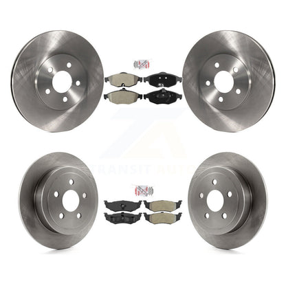 Kit de rotors de frein à plaquettes semi-métalliques avant et arrière, pour Chrysler Sebring Dodge Stratu