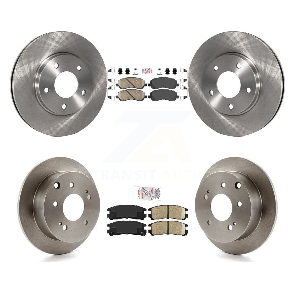 Kit de Rotor de frein à disque avec plaquettes en céramique avant et arrière, pour Mitsubishi Galant 2004 2006 2.4