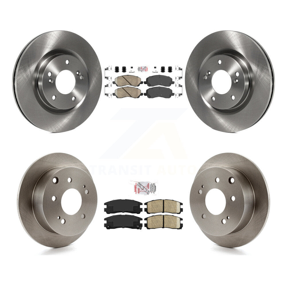 Kit de plaquettes en céramique et de rotors de frein à disque avant et arrière, pour Mitsubishi Eclipse Galant