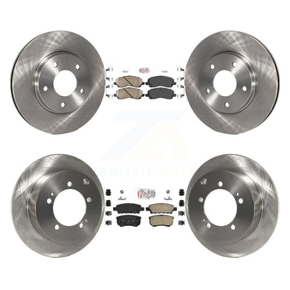 Kit de plaquettes en céramique et de rotors de frein à disque avant et arrière, pour Mitsubishi Lancer