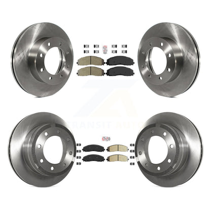 Kit de Rotor de frein à plaquettes semi-métalliques avant et arrière, pour Ford F-250 Super Duty F-350 4W