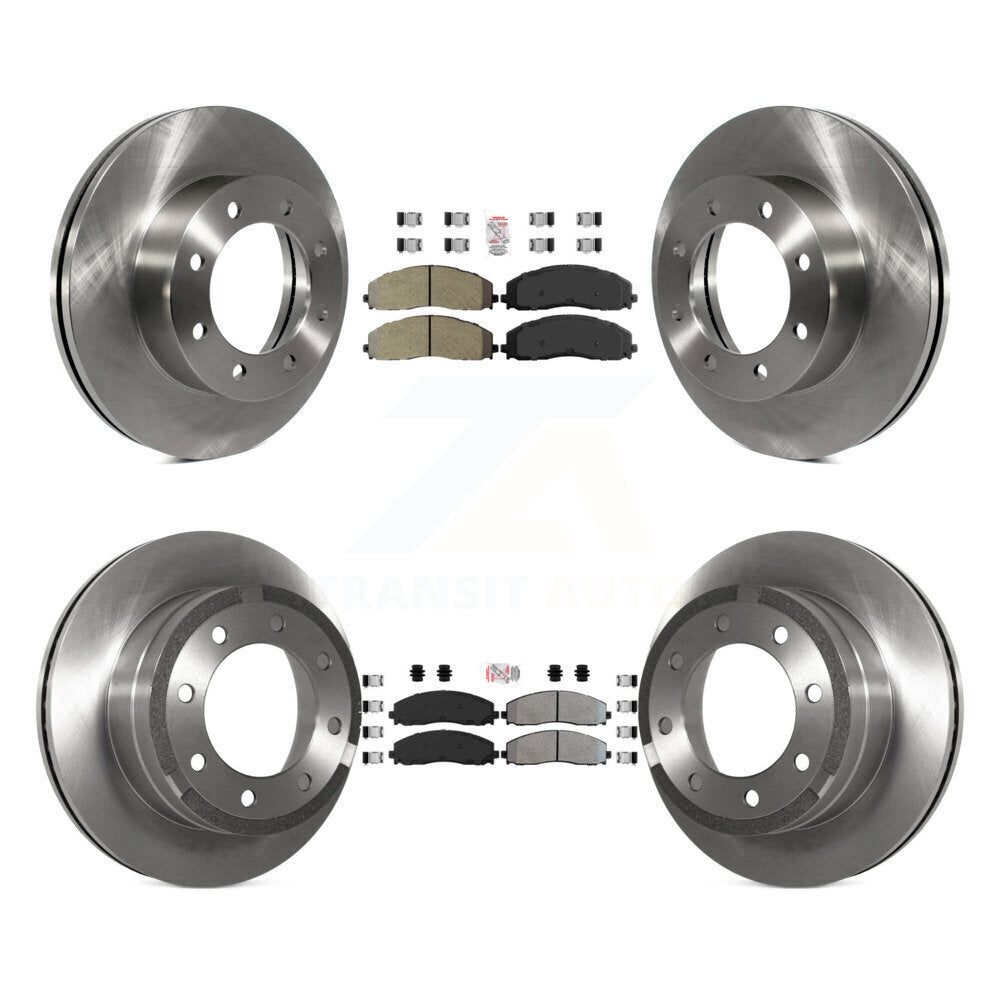 Kit de Rotor de frein à plaquettes semi-métalliques avant et arrière, pour Ford F-250 Super Duty F-350 4W