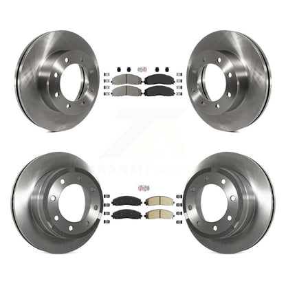 Kit de Rotor de frein à plaquettes semi-métalliques avant et arrière, pour Ford F-250 Super Duty F-350 4W