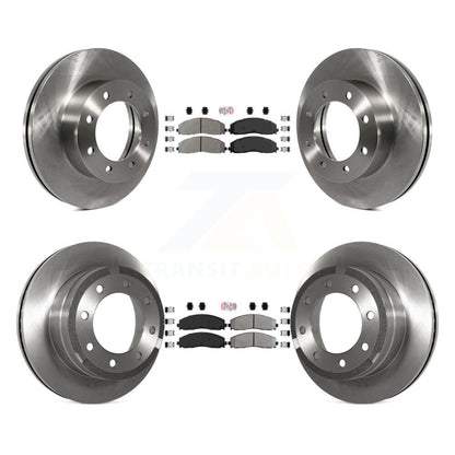 Kit de Rotor de frein à plaquettes semi-métalliques avant et arrière, pour Ford F-250 Super Duty F-350 4W