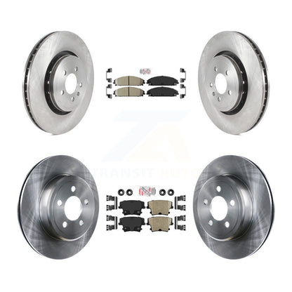 Kit de plaquettes en céramique et de rotors de frein à disque avant et arrière, pour Dodge Charger K8A-101790