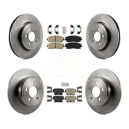 Kit de Rotor de frein à plaquettes en céramique avant et arrière, pour Dodge Charger RWD 2015 – 2018 avec 3.6