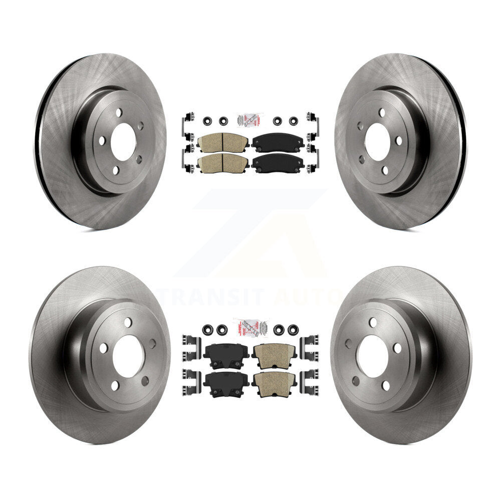 Kit de Rotor de frein à plaquettes en céramique avant et arrière, pour Dodge Charger RWD 2015 – 2018 avec 3.6
