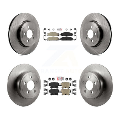Kit de rotors de frein à plaquettes en céramique avant et arrière, pour Chrysler 300 AWD 2005 – 2006 avec 3.5