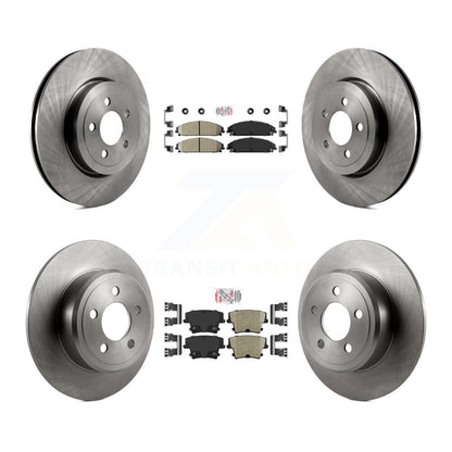 Kit de rotors de frein à plaquettes en céramique avant et arrière, pour Chrysler 300 AWD 2005 – 2006 avec 3.5