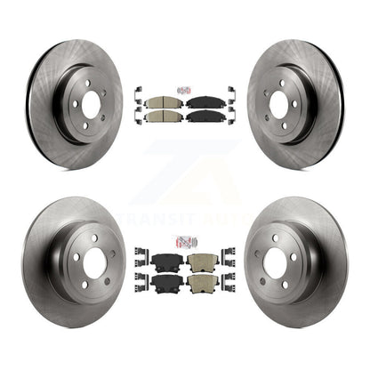 Kit de rotors de frein à plaquettes en céramique avant et arrière, pour Chrysler 300 AWD 2005 – 2006 avec 3.5