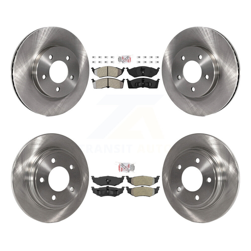 Kit de plaquettes et disques de frein semi-métalliques avant et arrière, pour Chrysler Intrepid Dodge 300