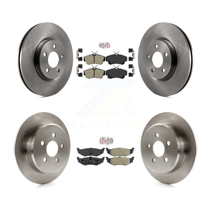 Kit de plaquettes semi-métalliques avant et arrière et disques de frein pour Chrysler PT Cruiser