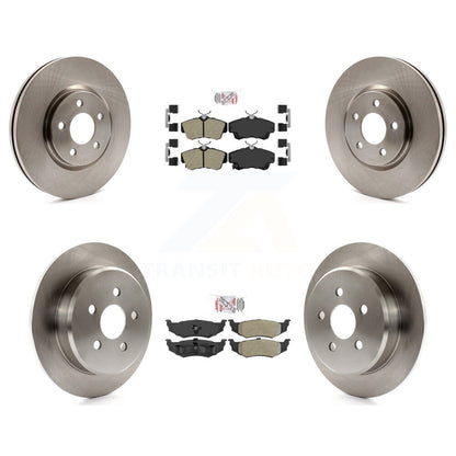 Kit de plaquettes semi-métalliques avant et arrière et disques de frein pour Chrysler PT Cruiser