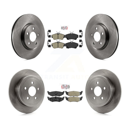 Kit de plaquettes semi-métalliques avant et arrière et disques de frein pour Chrysler PT Cruiser