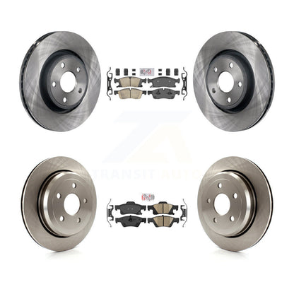 Kit de plaquettes en céramique et de rotors de frein à disque avant et arrière, pour Jeep Grand Cherokee WK