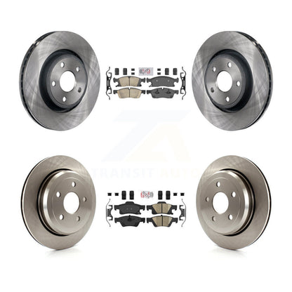 Kit de plaquettes en céramique et de rotors de frein à disque avant et arrière, pour Jeep Grand Cherokee WK