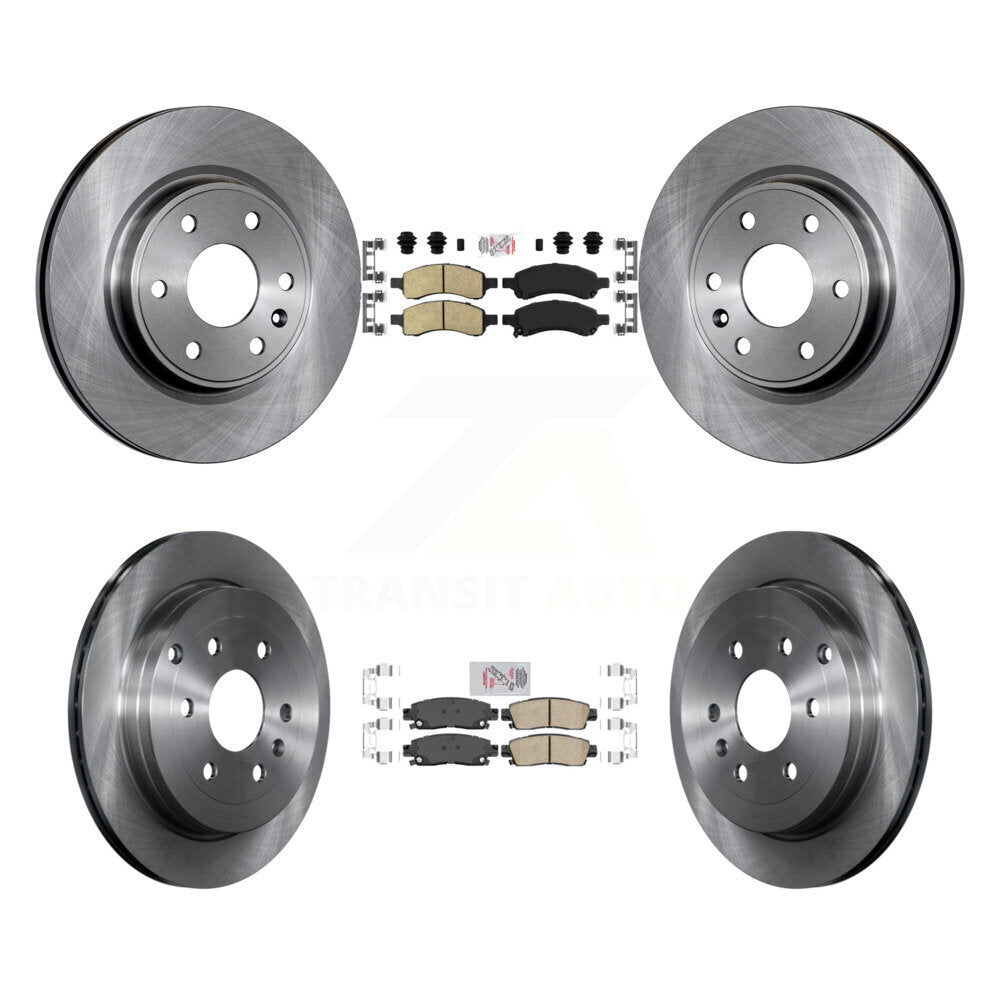 Kit de plaquettes en céramique et de Rotors de frein avant et arrière, pour GMC Acadia Buick autoclave Chevrole