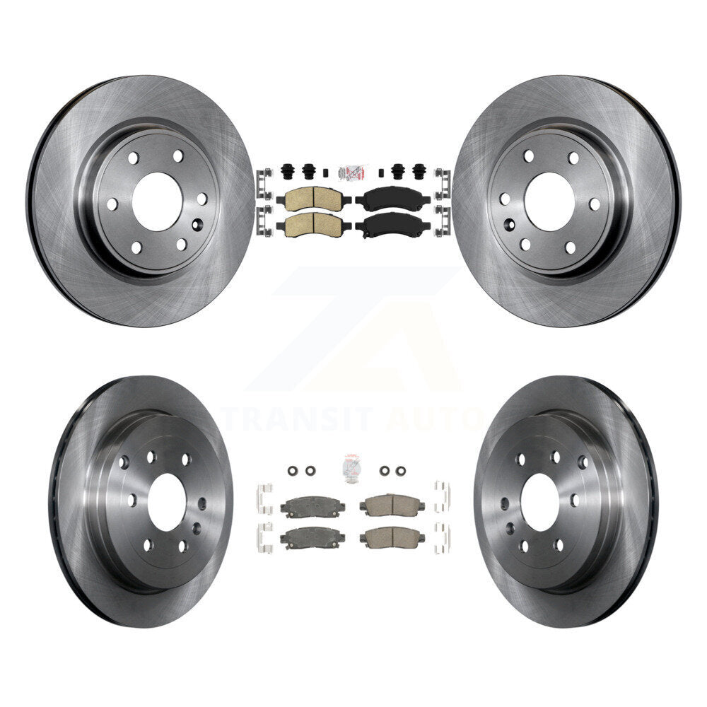 Kit de plaquettes en céramique et de Rotors de frein avant et arrière, pour GMC Acadia Buick autoclave Chevrole