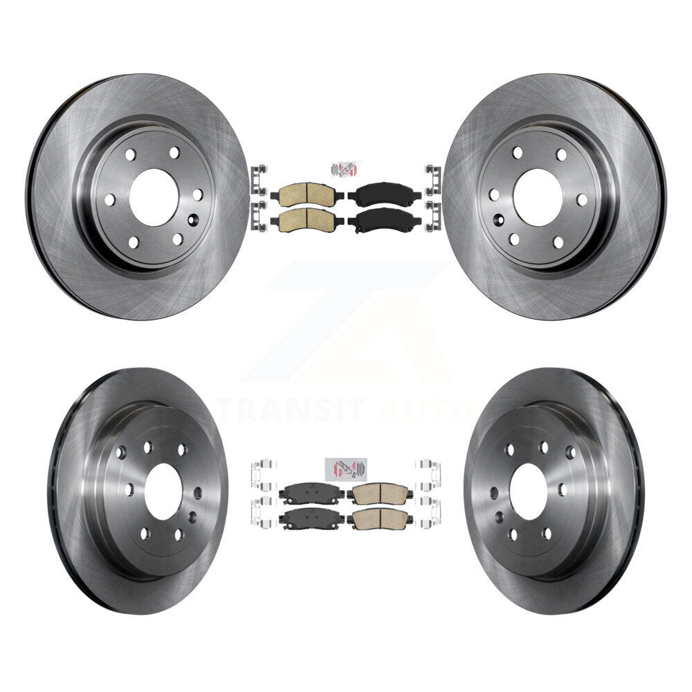 Kit de plaquettes en céramique et de Rotors de frein avant et arrière, pour GMC Acadia Buick autoclave Chevrole
