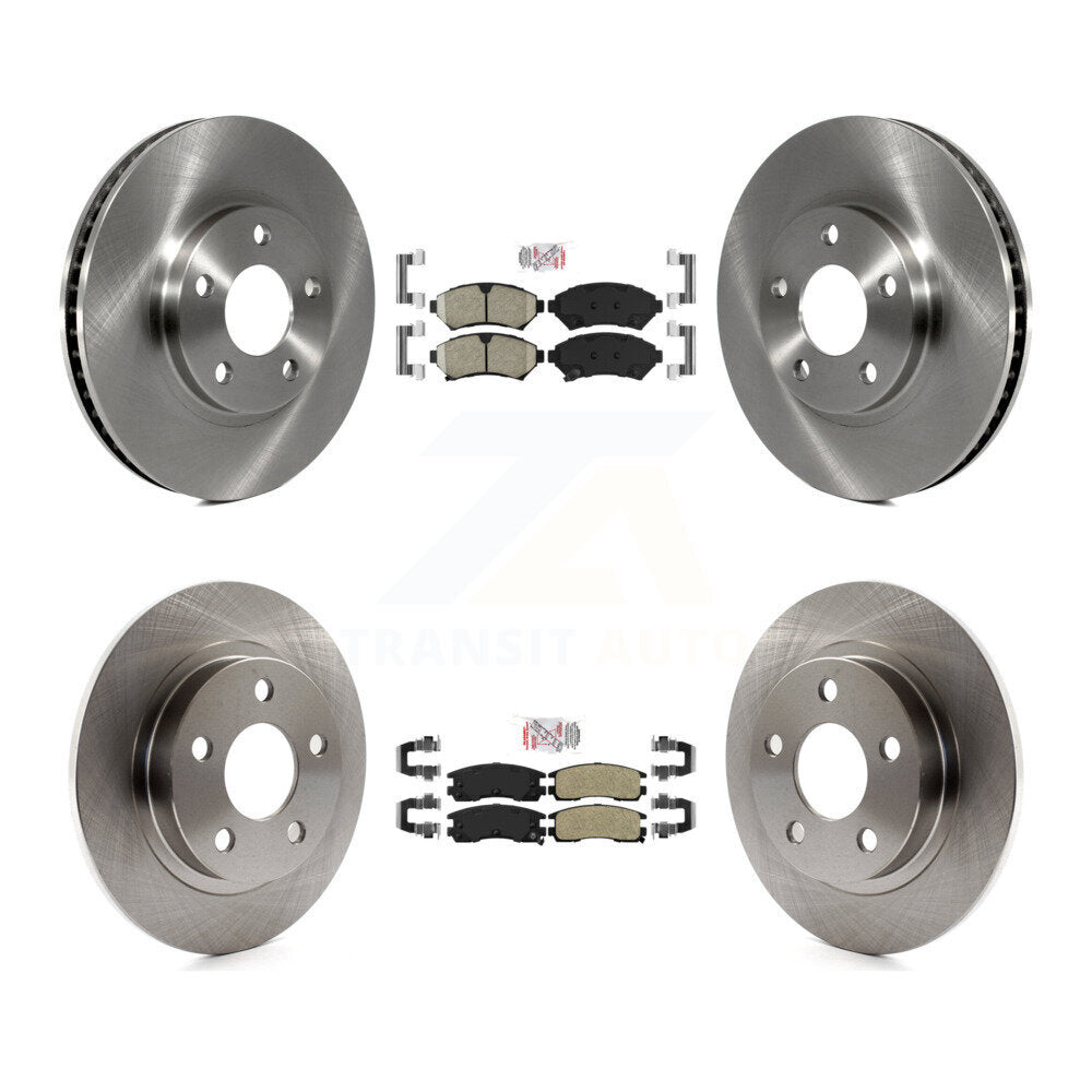 Kit de plaquettes semi-métalliques et de Rotor de frein avant et arrière en céramique, pour Buick LeSabre Pontia