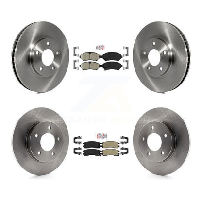 Kit de rotors de frein à plaquettes semi-métalliques avant et arrière en céramique, pour Cadillac DeVille Buic