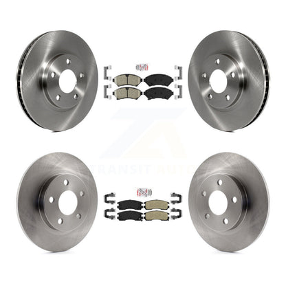 Kit de rotors de frein à plaquettes semi-métalliques avant et arrière en céramique, pour Cadillac DeVille Buic