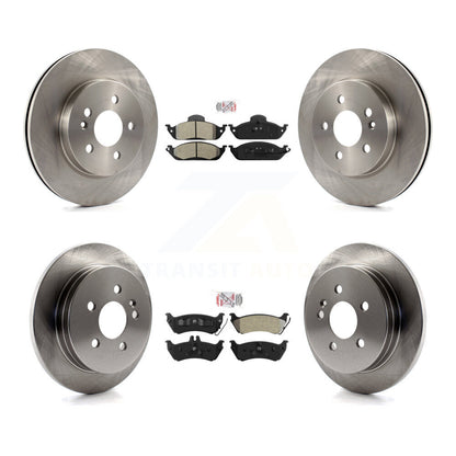 Kit de Rotor de frein à plaquettes semi-métalliques avant et arrière, pour Mercedes-Benz ML320 ML350 ML43