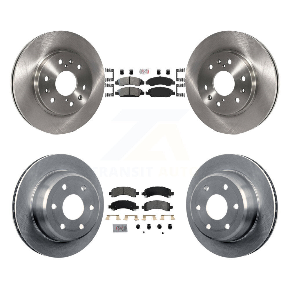 Kit de Rotor de frein à disque à plaquettes semi-métalliques avant et arrière, pour Chevrolet Express 1500 GM