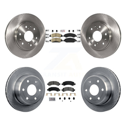 Kit de rotors de frein à plaquettes semi-métalliques avant et arrière en céramique, pour Chevrolet Express 150